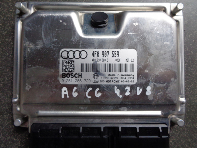 Блок управления двигателем audi a6 c6 4.2 v8 0261208729