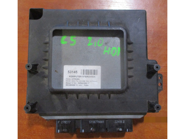 CITROEN C5 БЛОК УПРАВЛЕНИЯ БЛОК УПРАВЛЕНИЯ 5WS40388C-T 5WS40388C-T, 5WS40388CT