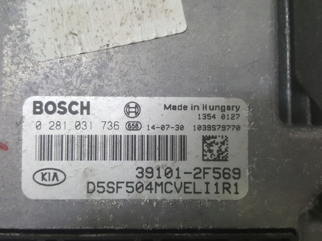 Sportage iii 2.0 crdi блок управления двигателем 14r.  39101-2F569  Kia  