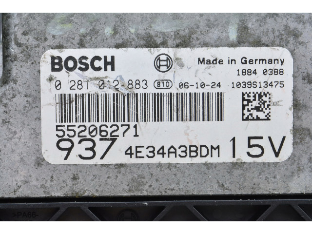 Блок управления alfa romeo 147 1.9 0281012883 55206271 0281012883, Bosch