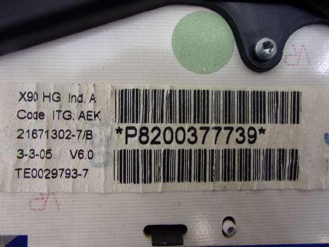 Logan 1.4 комплект start замок зажигания блок управления 8200326380 8200483732, Dacia