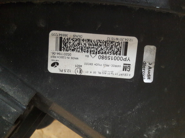 Přední světlo YP00015980 Opel