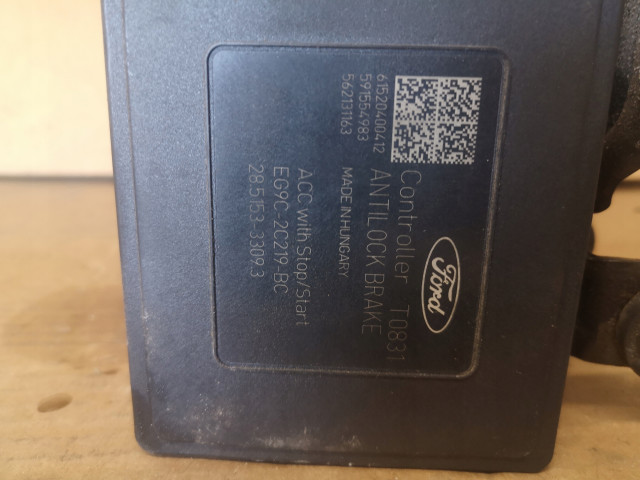 Ford mondeo mk5 2015 r блок абс eg9c-2c405-ec 29-12-2014, 29122014