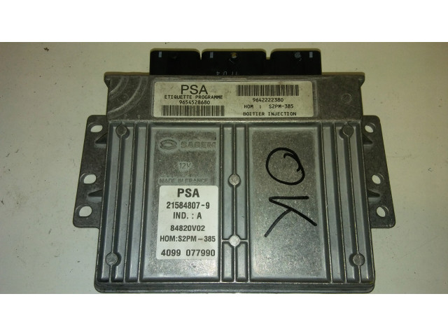 БЛОК УПРАВЛЕНИЯ ДВИГАТЕЛЕМ PEUGEOT/CITROEN 1.4 8V 9654528680 036906034Q, Magneti Marelli