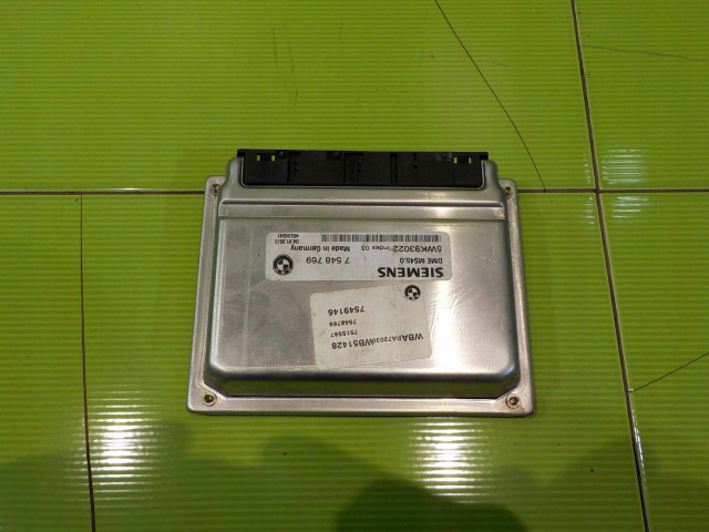 BMW X3 E83 2.5 B 05r БЛОК УПРАВЛЕНИЯ ДВИГАТЕЛЕМ 7548769 7548769, 5WK93022