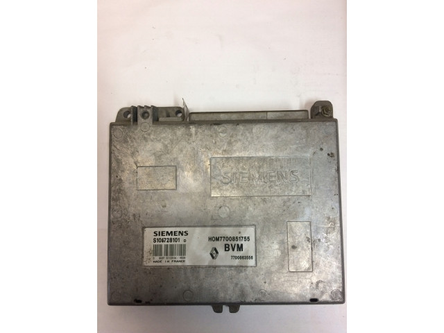 БЛОК УПРАВЛЕНИЯ RENAULT 19 - 1.8 - S101728101D S101728101D, 7700851755 Siemens