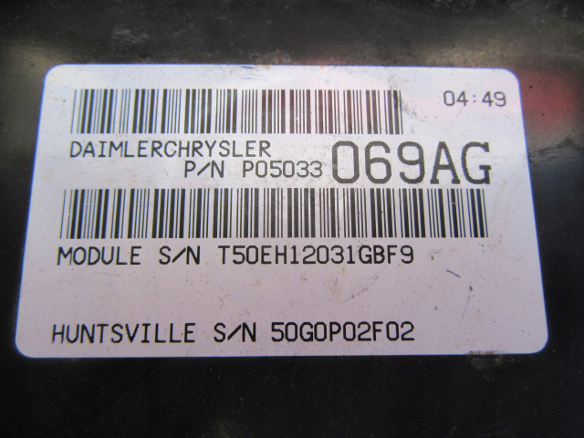Řídící jednotka P05033069AG Chrysler
