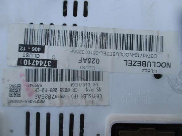 Jeep patriot 2.0 crd панель приборов спидометр 33333333333