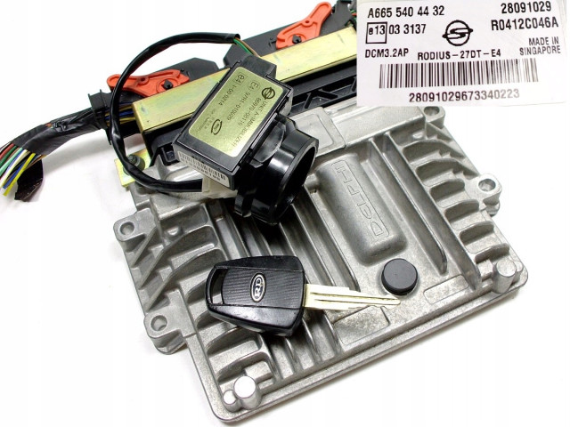 SSANGYONG RODIUS 09r 2.7 xdi БЛОК УПРАВЛЕНИЯ ДВИГАТЕЛЕМ A6655404432