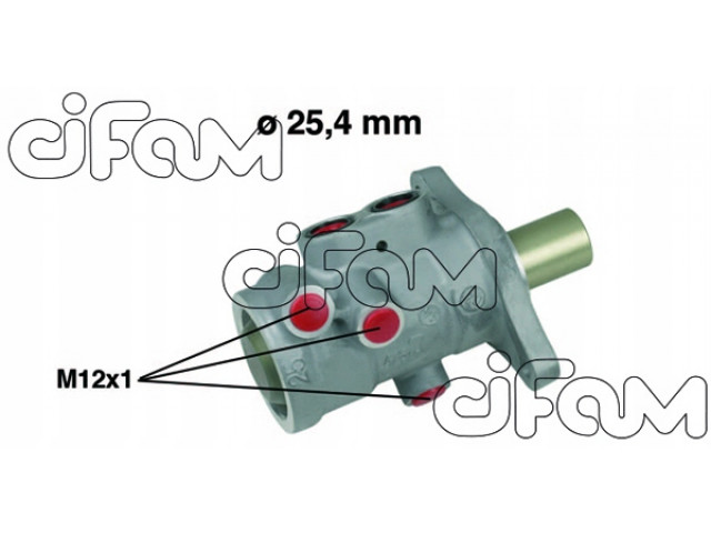 CIFAM 202-555 Hlavní brzdový válec 355504531, 813025148 RENAULT
