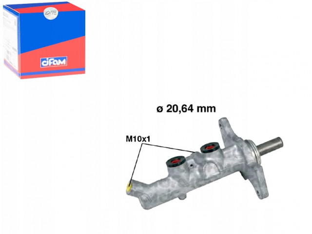 POMPA HAMULC. TOYOTA COROLLA 02-07 (-ESP) 4720109060, 24212017493 47201-09060 Cifam