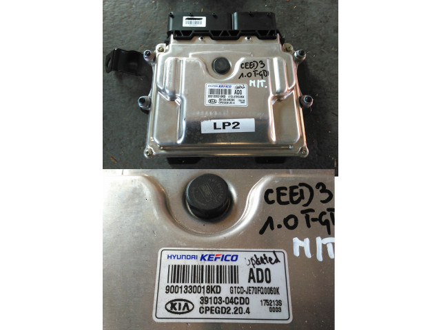 Řídící jednotka 39103-04CD0, 3910304CD0 Kia