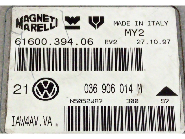 Řídící jednotka IAW4AVVA, 036906014M 036906014M, IAW4AV.VA Magneti Marelli