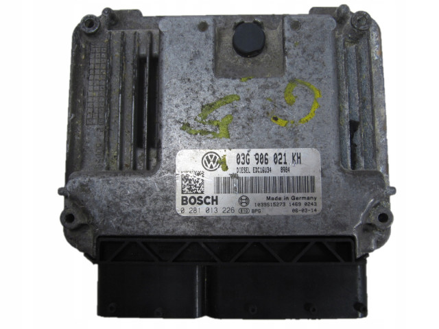 Vw golf 1.9 tdi блок управления 03g906021kh иммобилайзер off !! 03G906021KH, 0281013226 Bosch