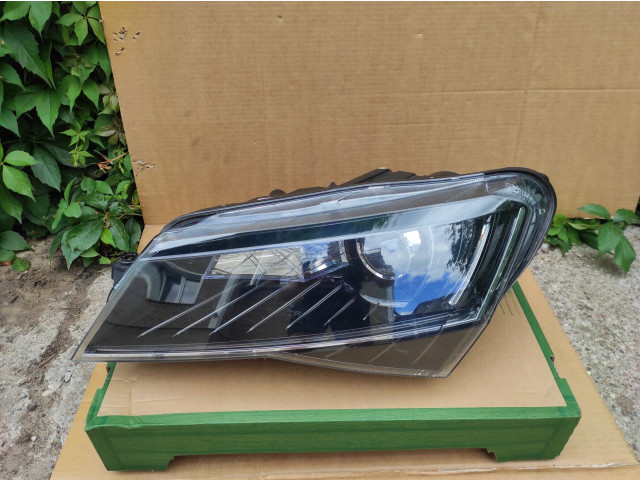 Skoda superb iii 3v1 lampa левая bixenon led lewe