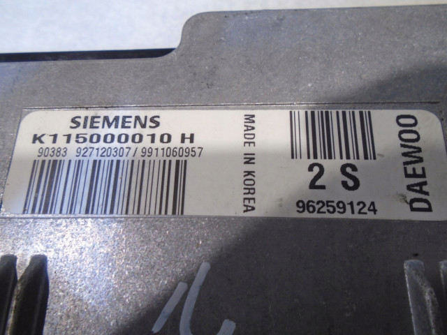 Блок управления модуль управления daewoo matiz 0.8 96259124      