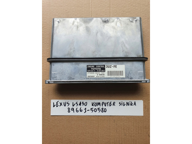 LEXUS LS430 БЛОК УПРАВЛЕНИЯ ДВИГАТЕЛЕМ 89661-50580 Toyota