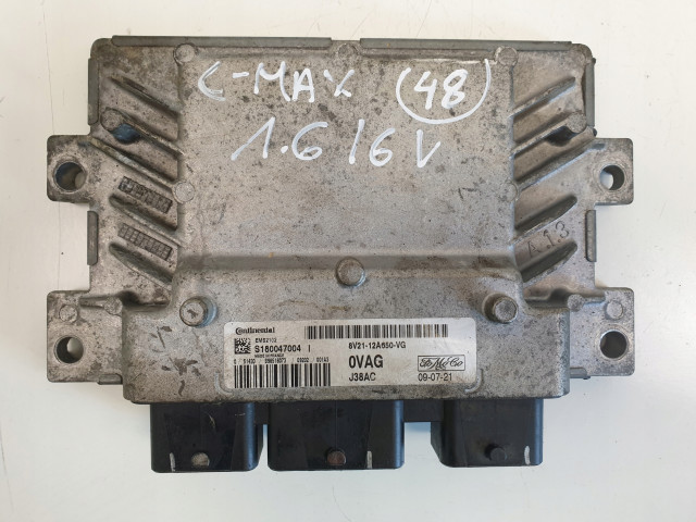 Fiesta mk7 vii 1.6 16v блок управления двигателем блок управления S180047004I, 8V21-12A650-VG Continental