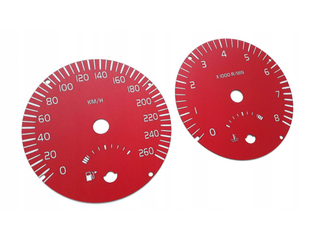 Volvo C30 S40 V50 tarcze licznika Röd Edition 0089688084816 Inny (MoMan)