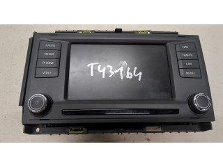 Дисплей бортового компьютера  Seat Leon 3 2012-2016 5f0919603a       