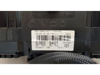 Панель приборов Skoda Yeti 2009-2018 5L0920940T