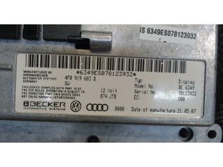 Дисплей бортового компьютера  Audi A6 (C6) 2005-2011 4F0919603B         