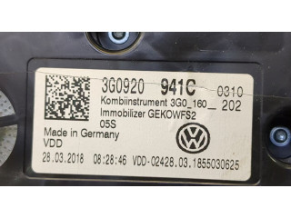 Панель приборов  Volkswagen Passat 8 2015-       3G0920941C     