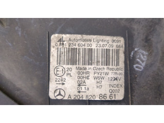 Фара передняя  Mercedes C W204 2007-2013 правая 