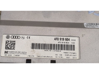 Дисплей бортового компьютера  Audi A5 (8T) 2007-2016 4F0919604       