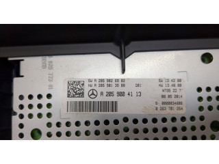 Дисплей бортового компьютера Mercedes C W205 2014-2018 A2059004113