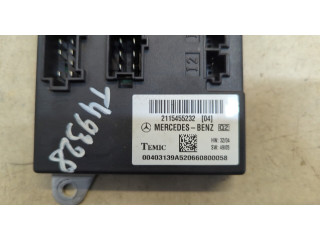 Блок комфорта  Mercedes E W211 2002-2009      2115455232  