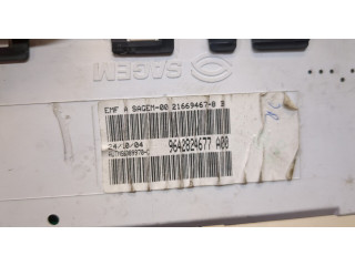 Дисплей бортового компьютера Citroen Berlingo 2002-2008 9642824677