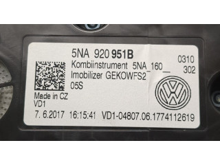 Панель приборов  Volkswagen Tiguan 2016-2020       5NA920951B     