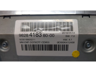 Дисплей мультимедиа  Peugeot 5008 2017-2020 9828418380       