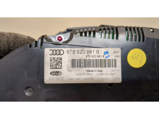 Панель приборов  Audi A5 (8T) 2007-2016       8T0920981B     