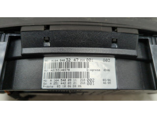 Панель приборов  Mercedes GL X164 2006-2012       A1645403247, A1645400911, A2514420321     