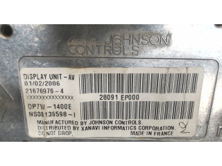 Дисплей мультимедиа Nissan Navara 2005-2015 28091EP000