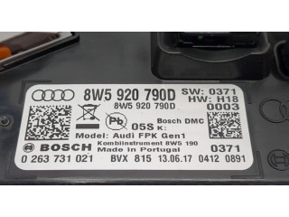 Панель приборов Audi S5 (F5) 2016-2019 8W5920790D