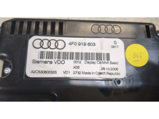Дисплей бортового компьютера Audi A6 (C6) 2005-2011 4F0919603