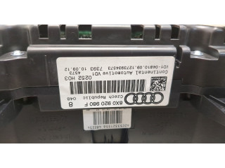 Панель приборов  Audi A1 (8X) 2010-2018       8X0920980F     