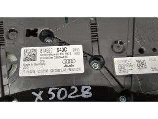 Панель приборов Audi Q2 2016-2021 81A920940C