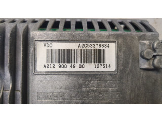 Дисплей бортового компьютера Mercedes E W212 2009-2013 a2129004900