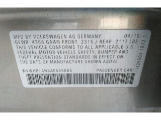 Подушка безопасности переднего пассажира  Volkswagen Passat CC 2008-2012     