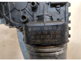 Двигатель стеклоочистителя (моторчик дворников) передний  Volkswagen Polo 2001-2005      