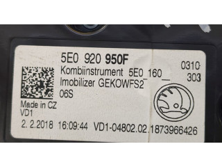 Панель приборов Skoda Octavia (A7) 2017-2021 5E0920950F
