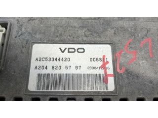 Дисплей мультимедиа  Mercedes GLK X204 2008-2015 A2048205797       