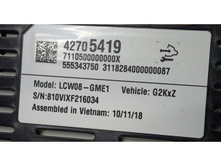 Панель приборов Chevrolet Bolt 2016-