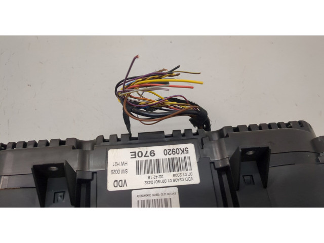 Панель приборов  Volkswagen Golf 6 2009-2012            