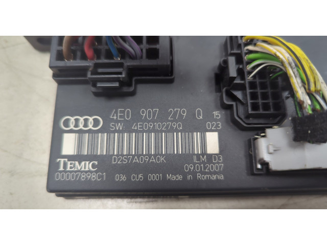 Блок комфорта Audi A8 (D3) 2002-2010 4E0907279Q