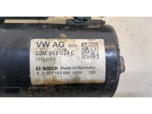 Стартер  Volkswagen Tiguan 2011-2016   02M911024C, 02M911024CX   